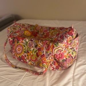 Vera Bradley Large Travel Duffel Bag - Clementine